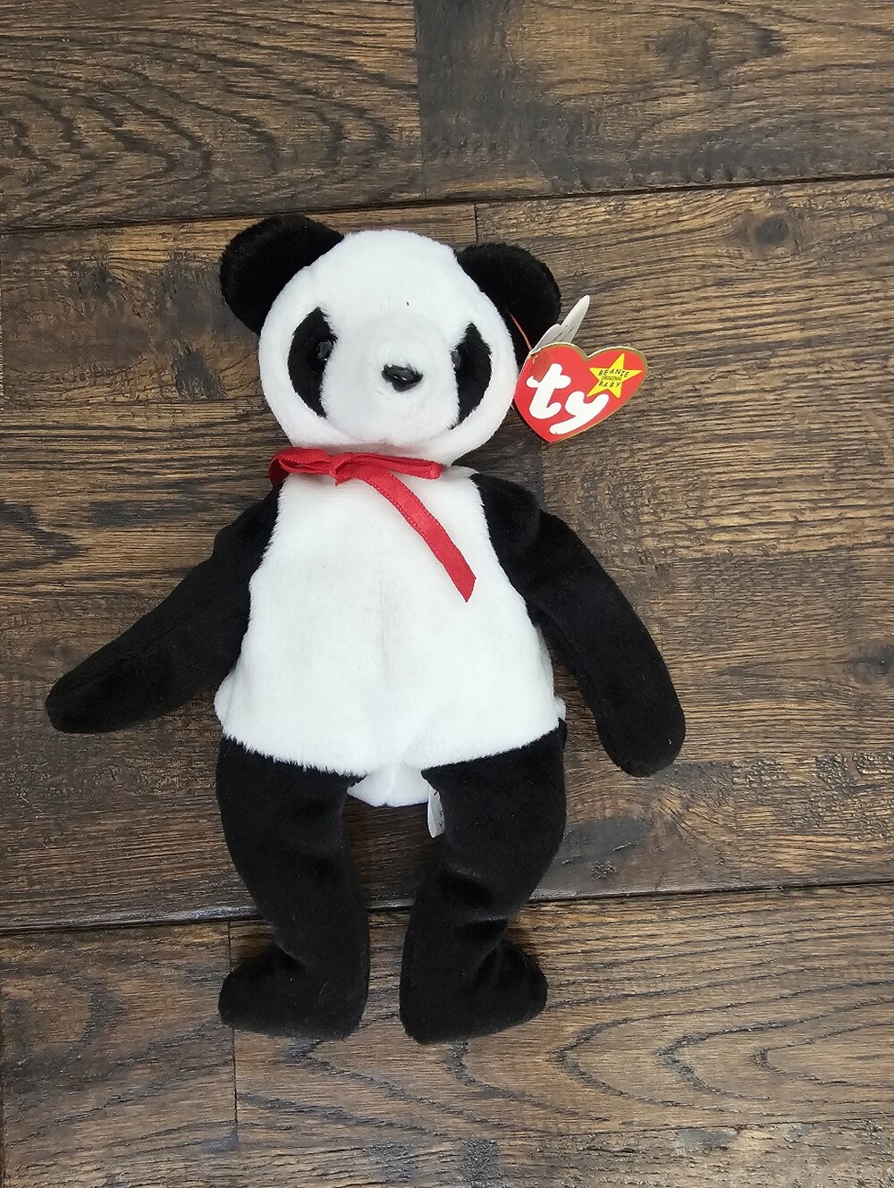 TY  RARE BEANIE BABIES "FORTUNE" RETIRED PANDA 1997 WITH TAG